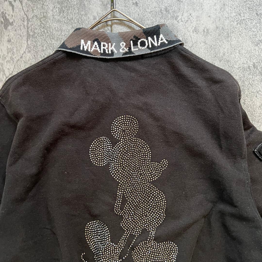 マークアンドロナ×ディズニー】（XL）ポロシャツ フェードミッキー