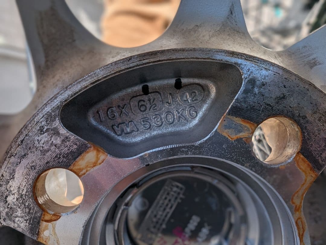 か*の様 ENKEI PF-01 16インチ 6.5j インセット42　PCD1