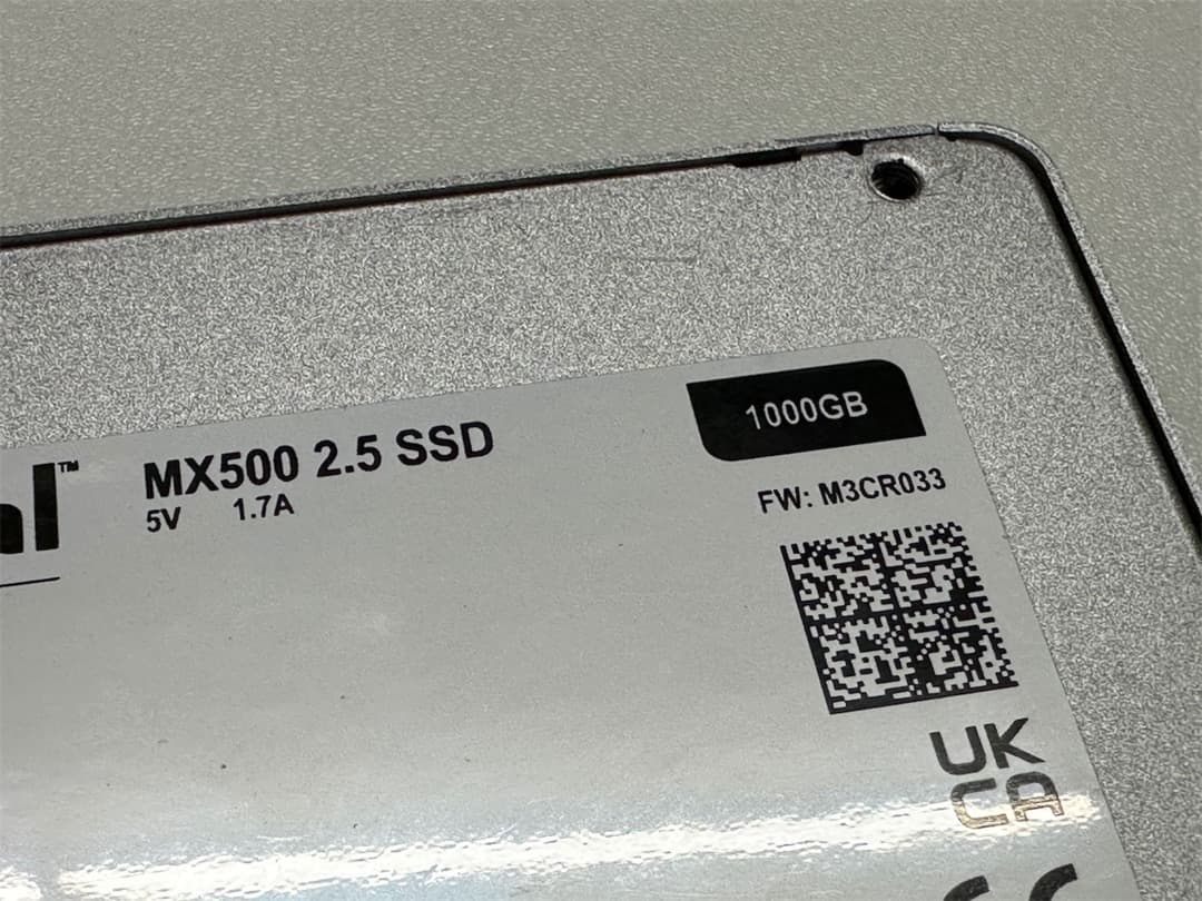 Crucial SATA 2.5inch SSD MX500シリーズ 1TB