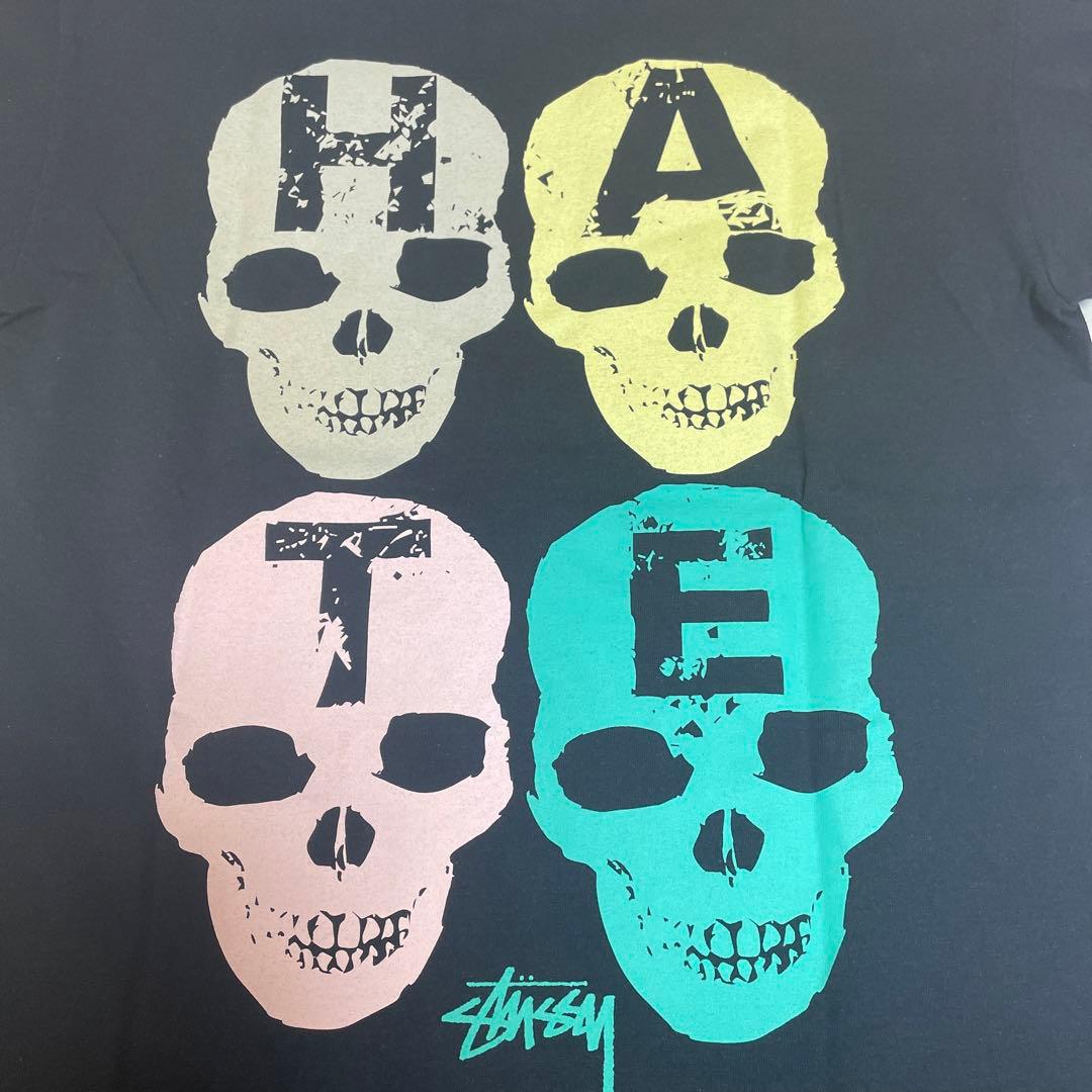 レア STUSSY オールドステューシー LOVE HATE tシャツ Mサイズ - メルカリ