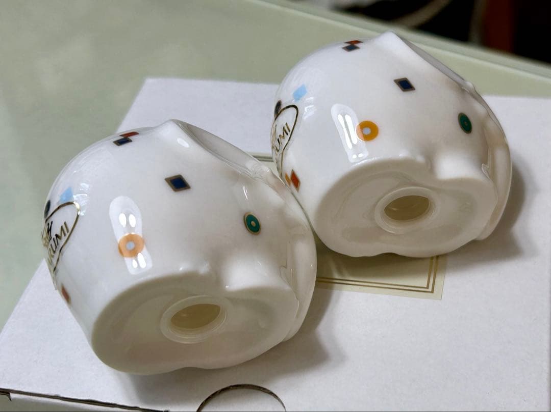 ナルミ 幸せを呼ぶ象 ボウル 大皿 ペア カップ&ソーサー ソルト