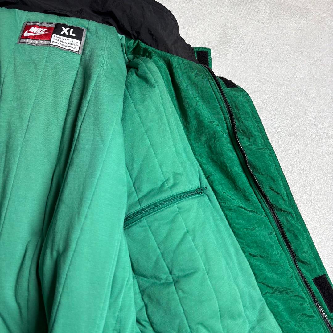 90s Jリーグ 読売ヴェルディ NIKE ナイロンベンチコート ホームカラー