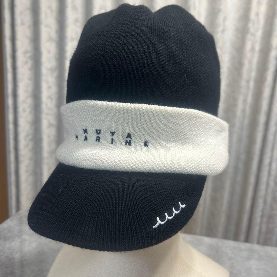 【ムータマリンゴルフ　ニット帽 ゴルフ用 黒と白 ロゴ刺繍】 楽天市場】muta MARINE GOLF ムータマリンゴルフ メンズ レディース