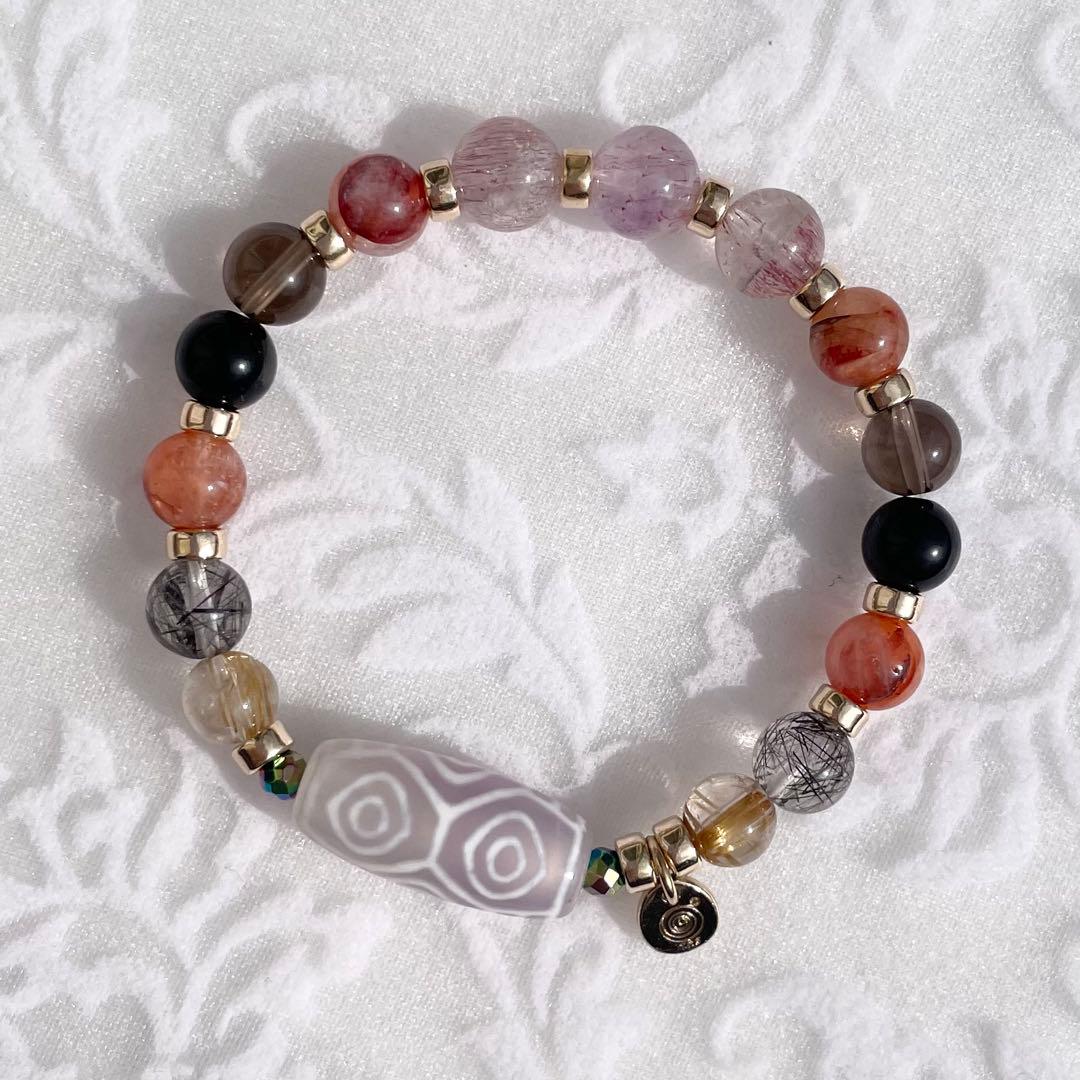 The Power Spot 龍眼天珠ブレスレット 白天珠 旧グリーンターラ - メルカリ