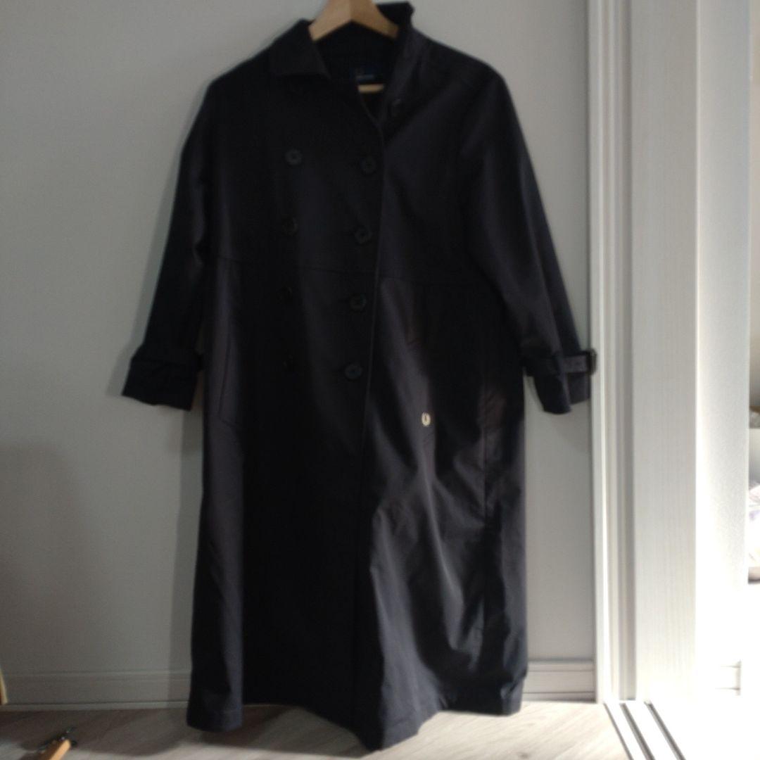 ALLEGRO ブラック ステンカラーコート LLサイズ カシミヤ100
