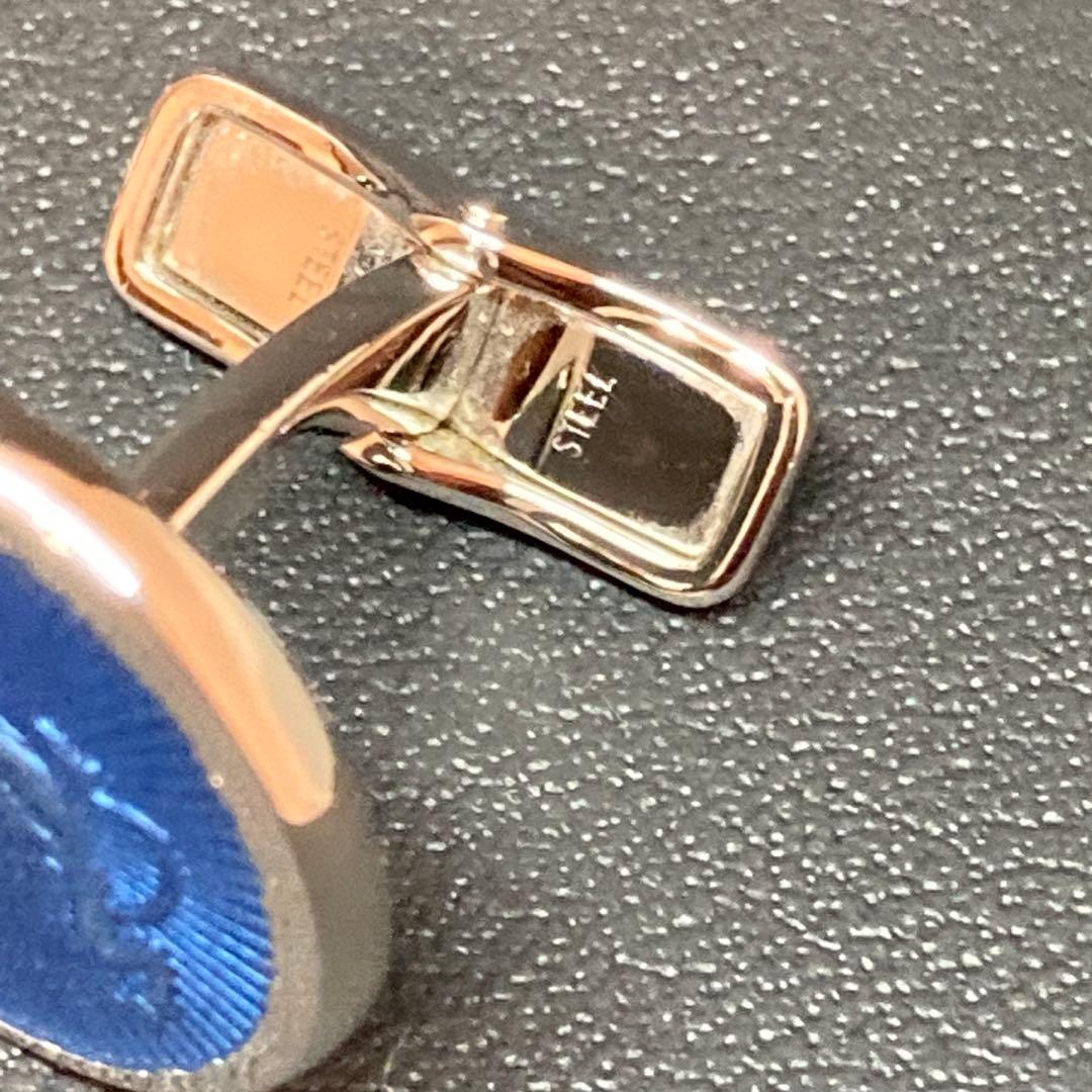 美品】ダンヒル カフリンクス トゥイニーデビル オーバルブルー