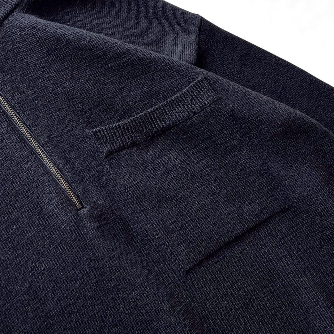 MHL. 【美品】MHL.マーガレットハウエル/ウールリネン ハーフジップ