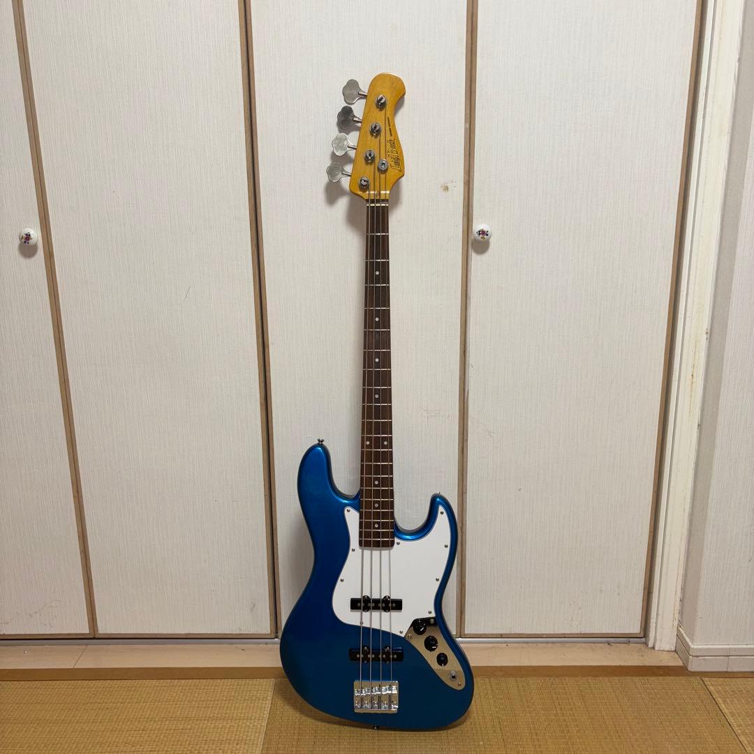 【付属品アリ】エレキベース 青 ブルー Laid back LJB-5R Laid Back LJB-5R Lake Placid Blue 税込販売価格 ￥39,800- 中古