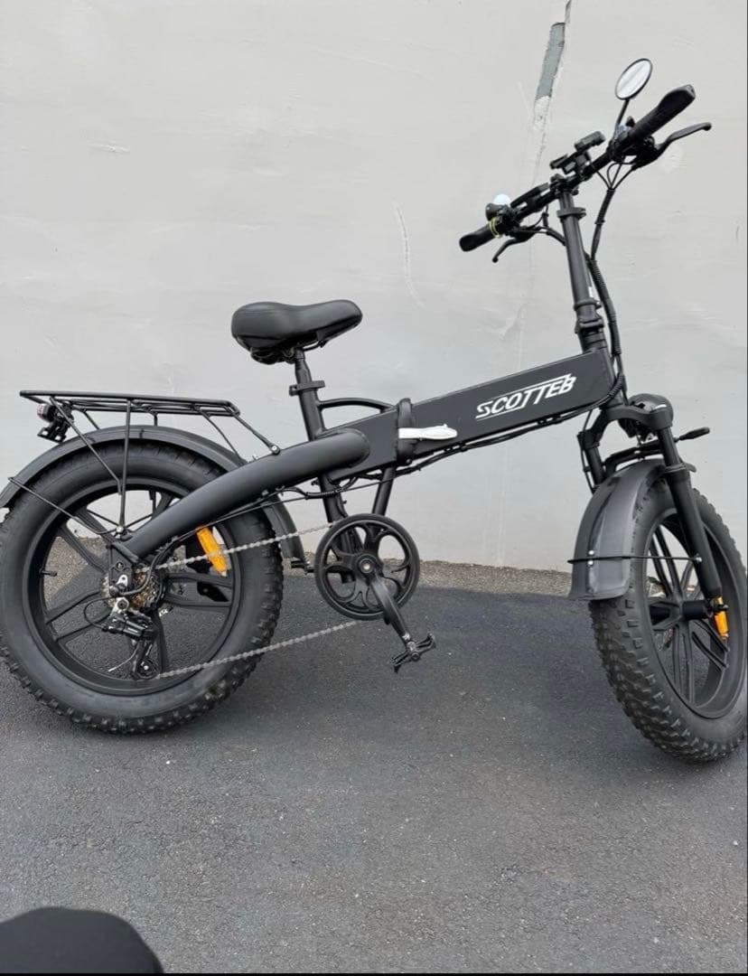 SCOTTEB 電動自転車 電動アシスト 5段階アシスト ブラック - メルカリ