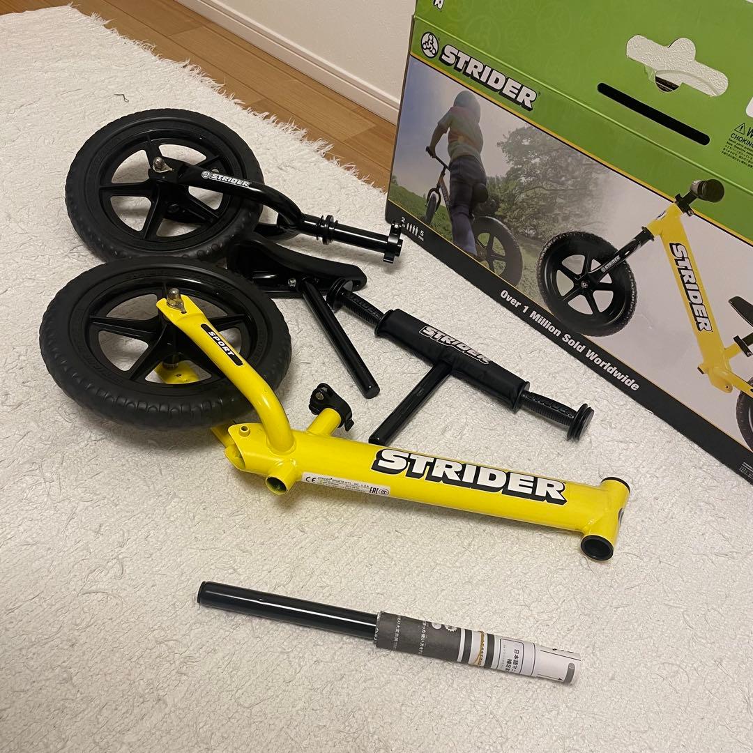 STRIDER SPORT】12インチ キックバイク 箱・サポーター付!
