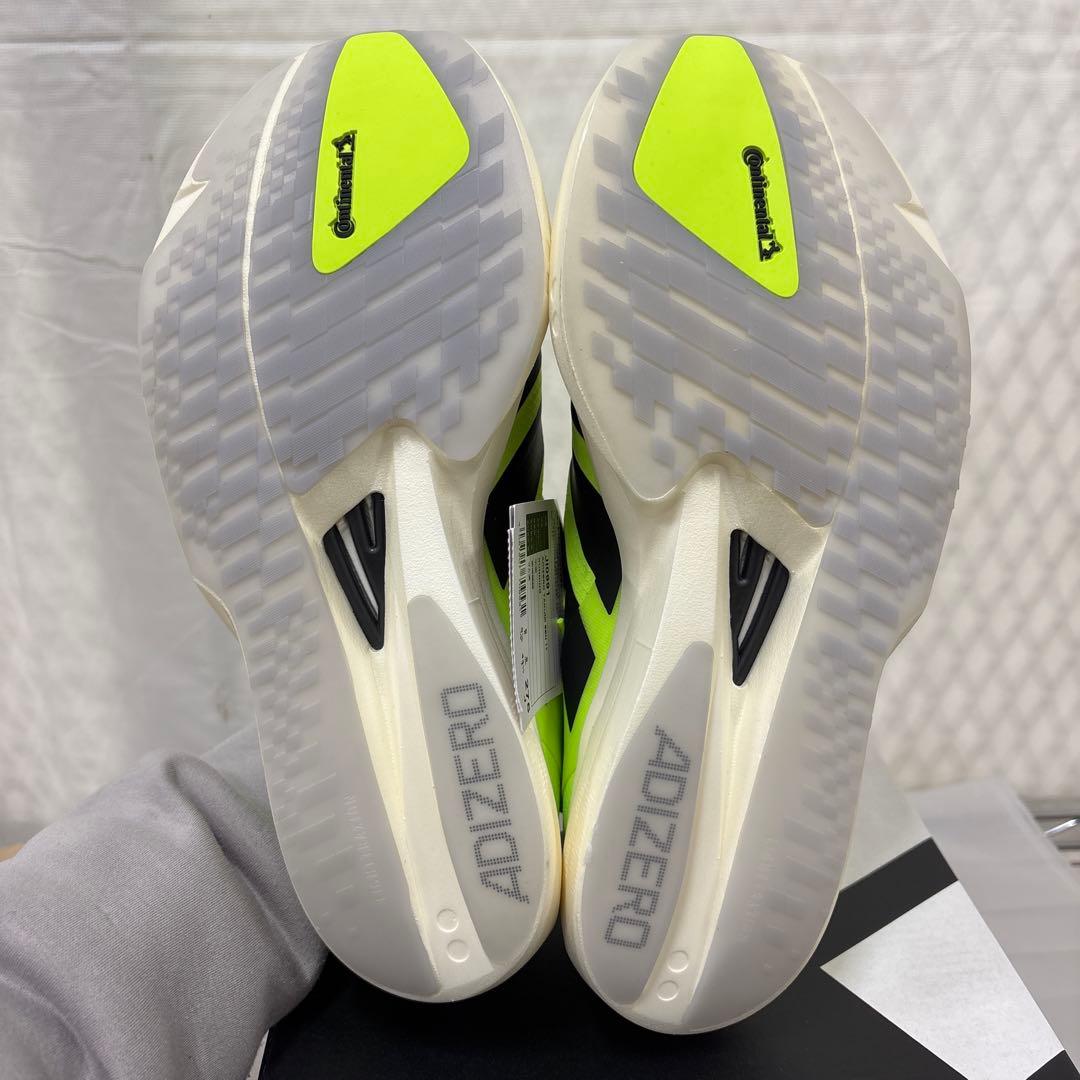 アディダス ランニングシューズ 27.5cm アディゼロタクミセン11 レモン