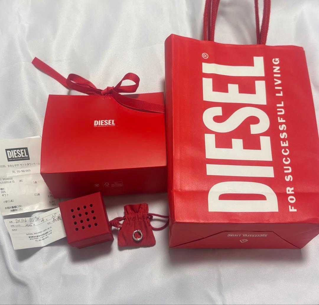 ♡DIESEL 新品未使用 ピアス 片耳用 プレゼント♡ ディーゼル 片耳 ピアス メンズ 父の日 ブランド レディース 母の日