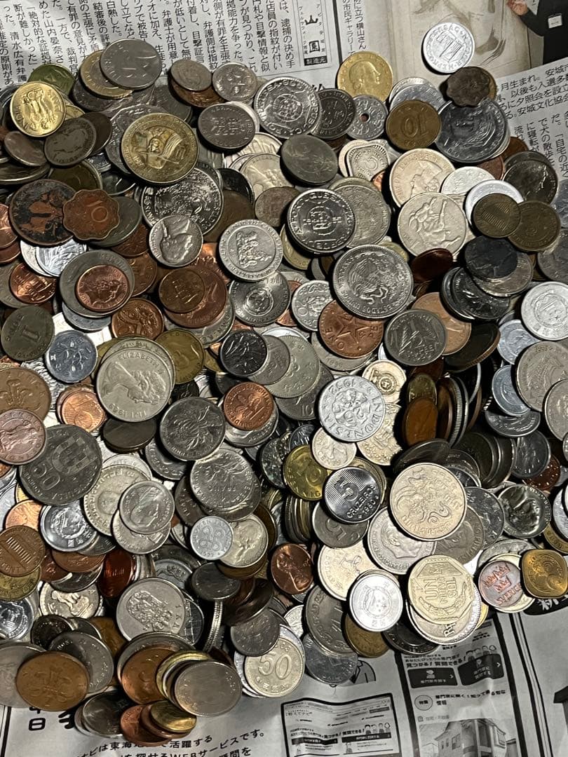 ゆ*う様 5.2kg 外国 硬貨 古銭 貨幣 まとめて 大量 素材用 アメ