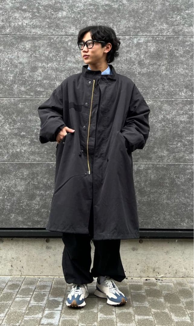 BEAMS　モッズコート 黒 Amazon.co.jp: [ビームスハート] コート 3WAY ビッグシルエット モッズ