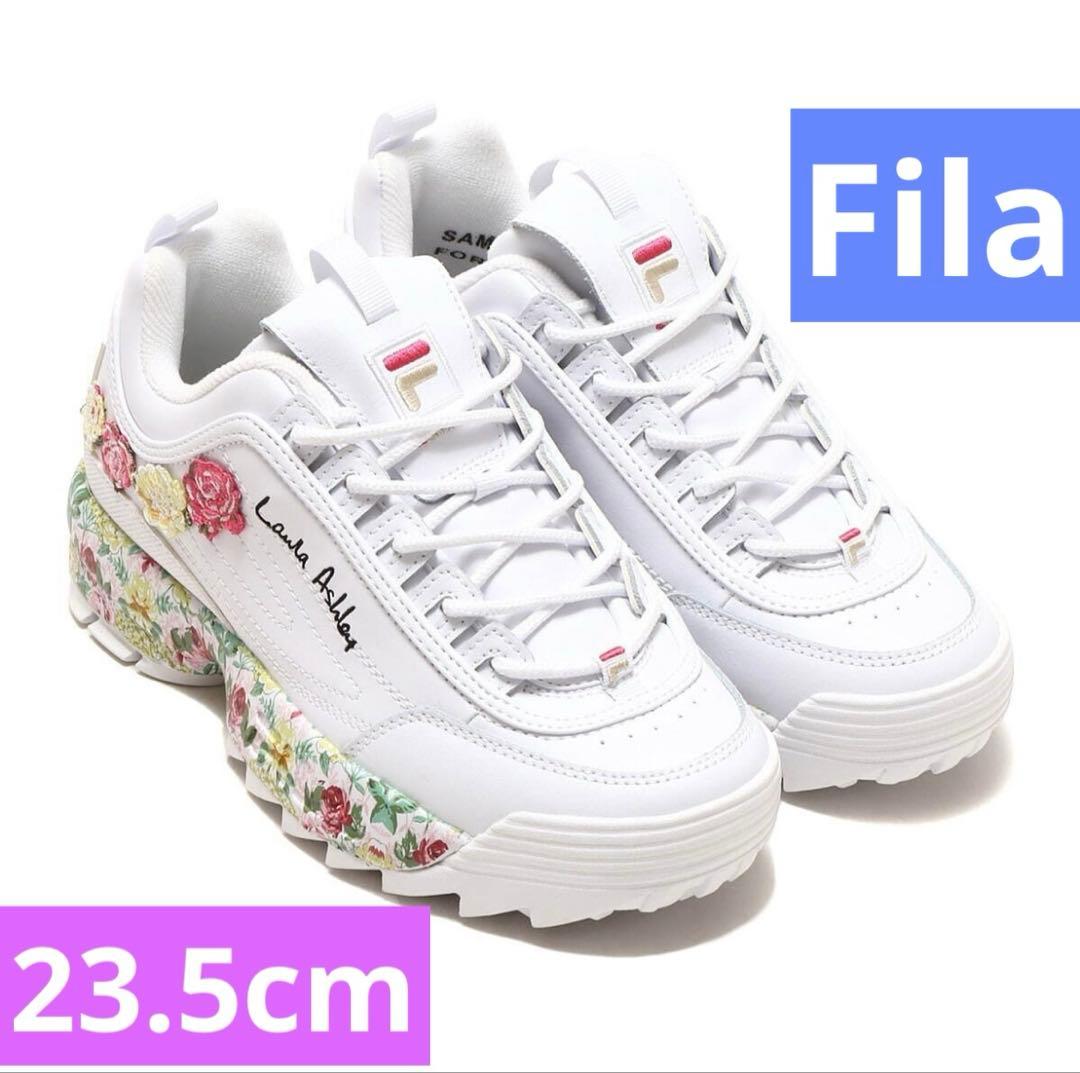 【極美品】スニーカー LauraAshleyx atmospink 23.5cm