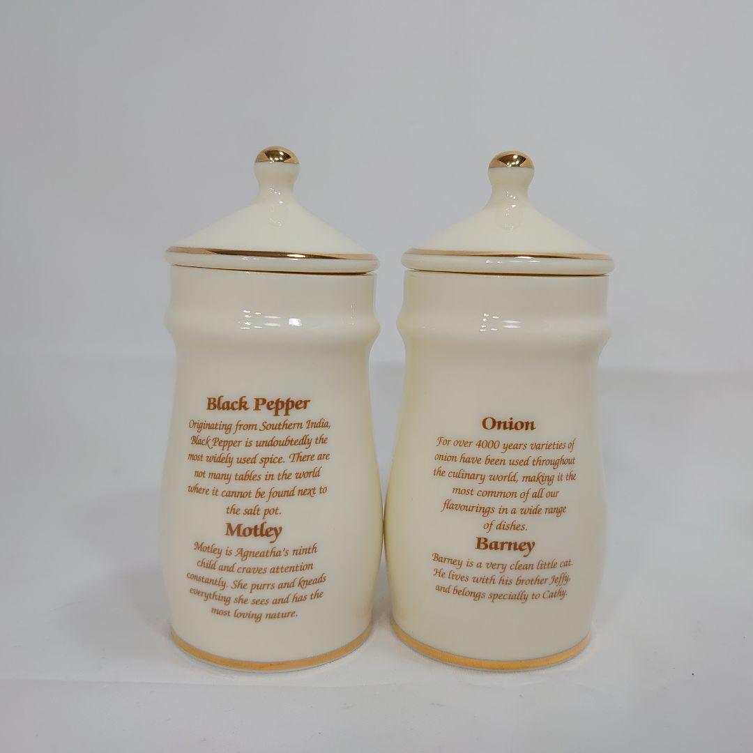 ダンバリーミント社 レズリー・アン・アイボリー スパイスジャー 6個