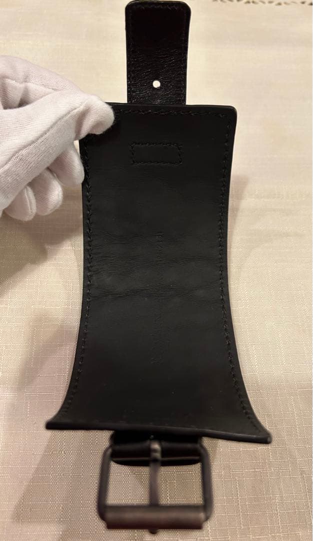 ☆美品☆レア☆イヴサンローラン ブレスレット レザー ブラック