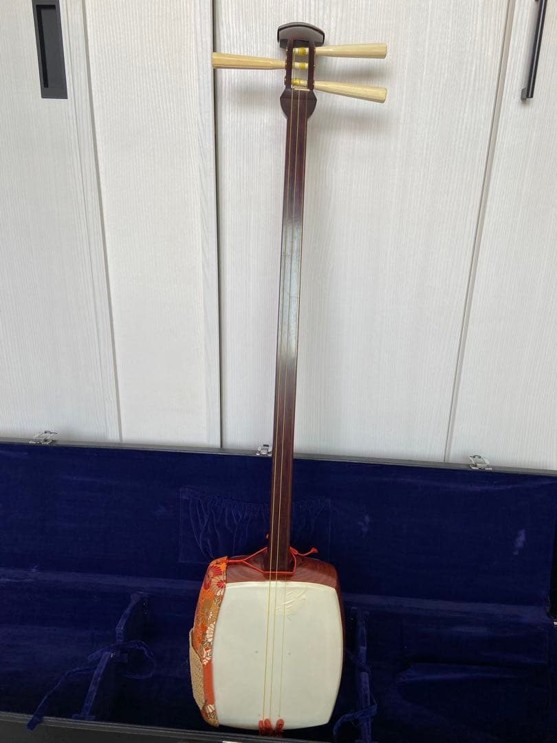 地歌用紅木棹 さ三味線 演奏会用 地唄