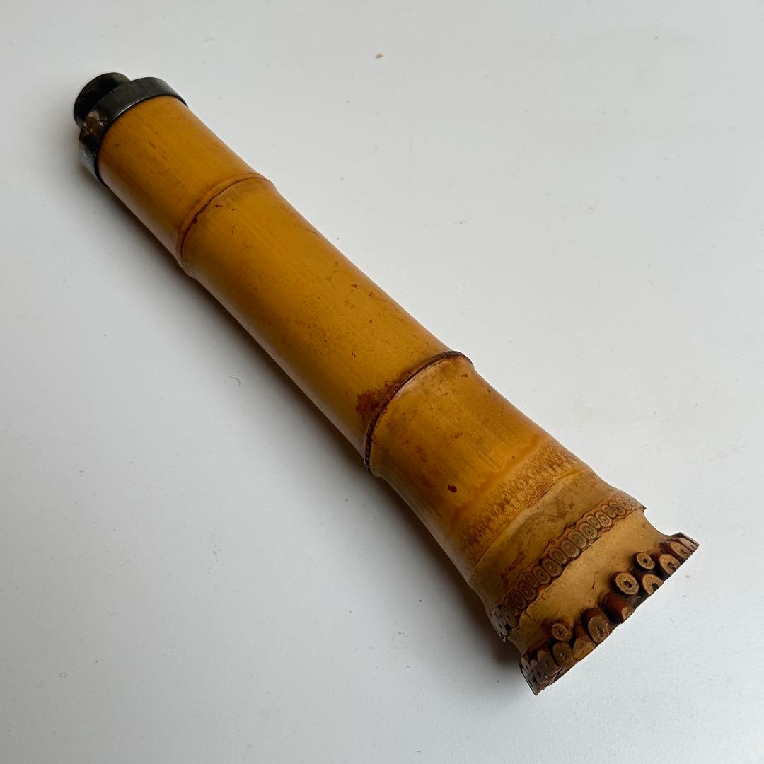 尺八 露秋銘 都山流 銀巻 歌口キャップ 伝統楽器 和