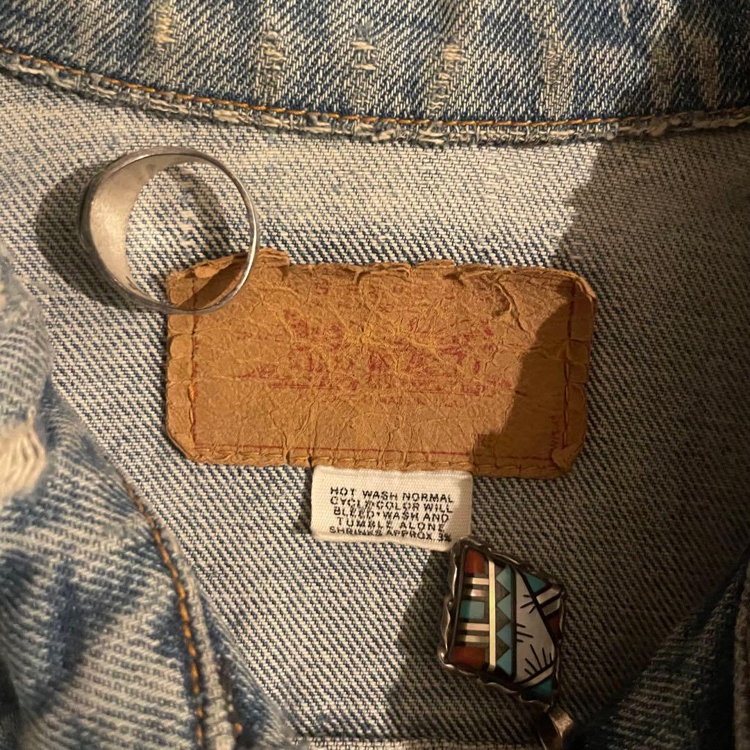 60s〜70s Levi's 70505 E \"襤褸\" 40縮 usa