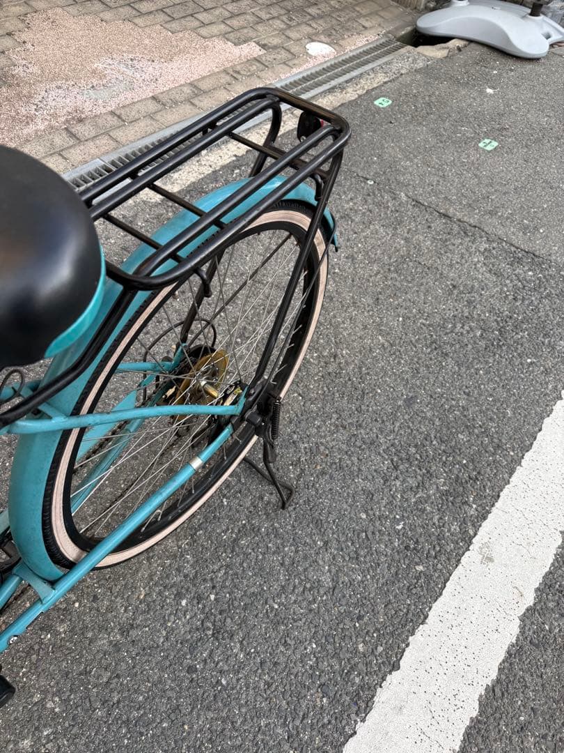 154 自転車 大阪市 【引取り限定】 美品 27インチ 変速付き 自転車27インチ