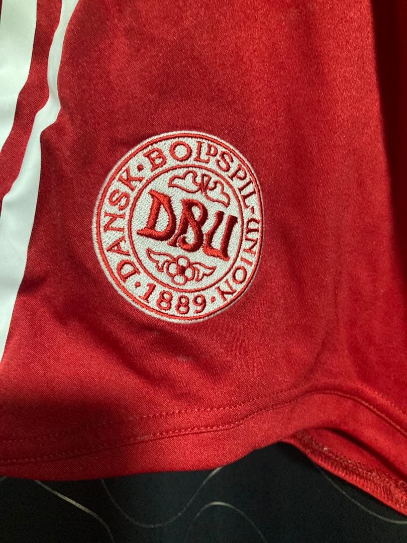 adidas DBU 赤 長袖 サッカーウェア 3点セット デンマーク代表 - メルカリ