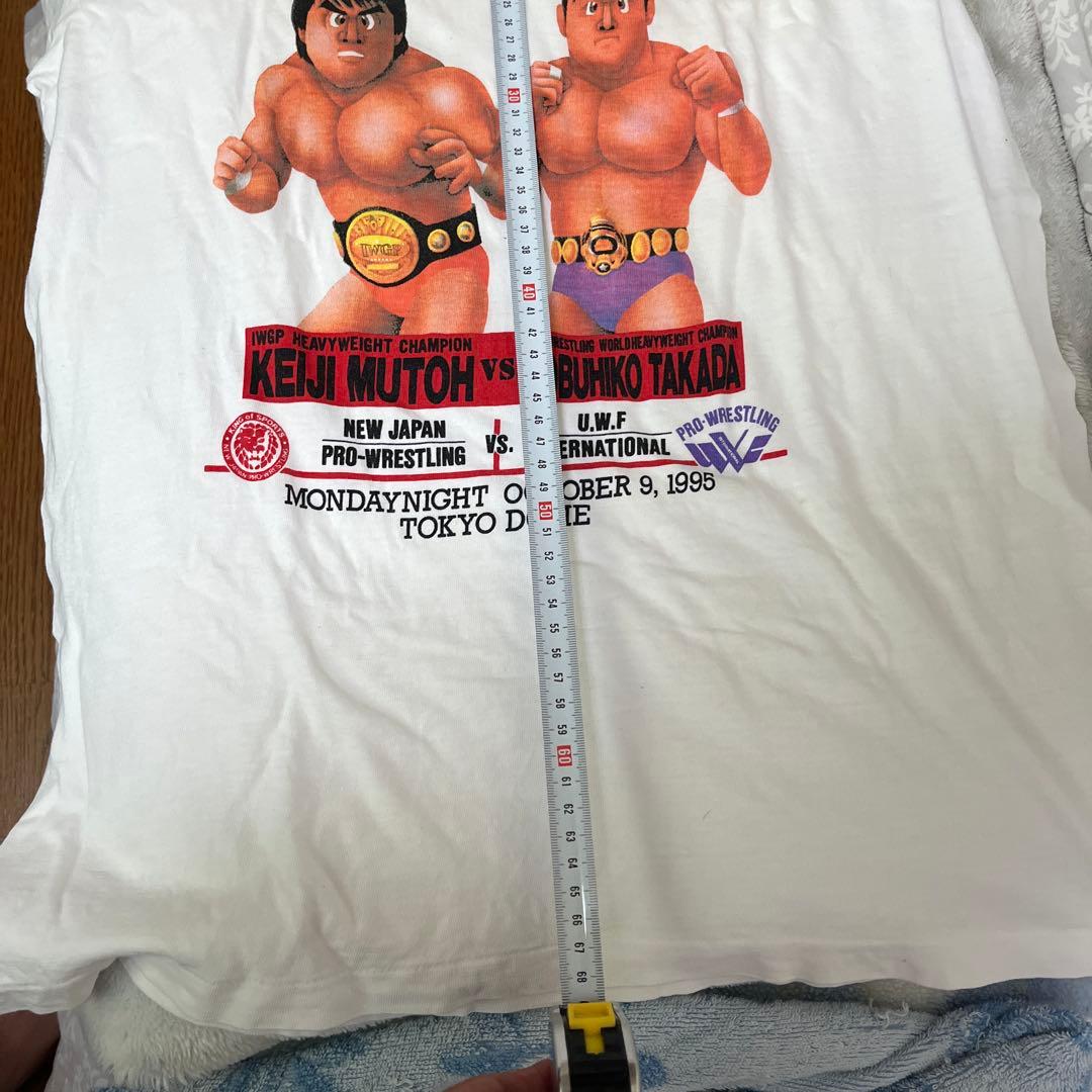 1995.10.9 武藤敬司vs高田延彦ヴィンテージTシャツ - メルカリ