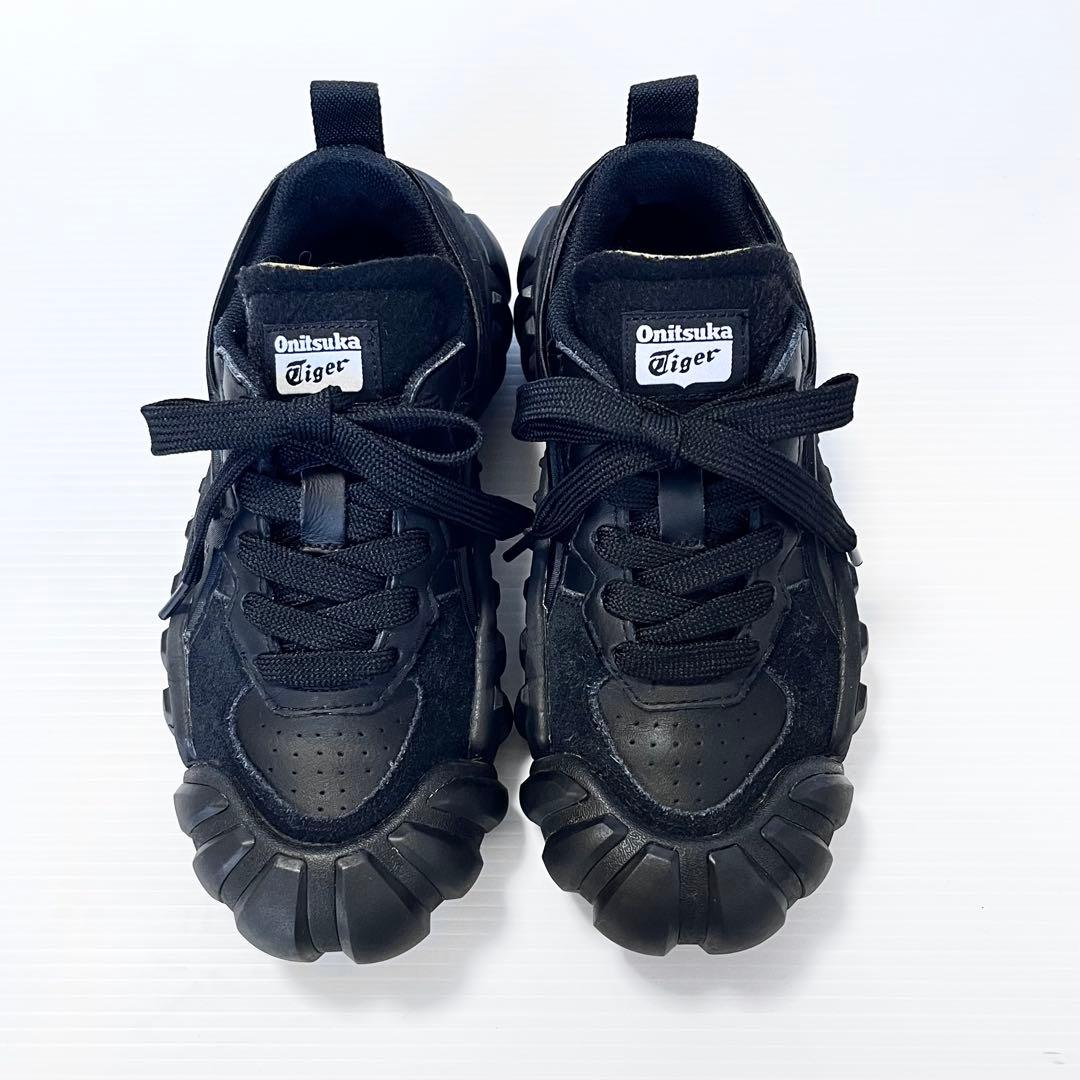 美品✨ オニツカタイガー デンティグレ LS オールブラック 23.0cm