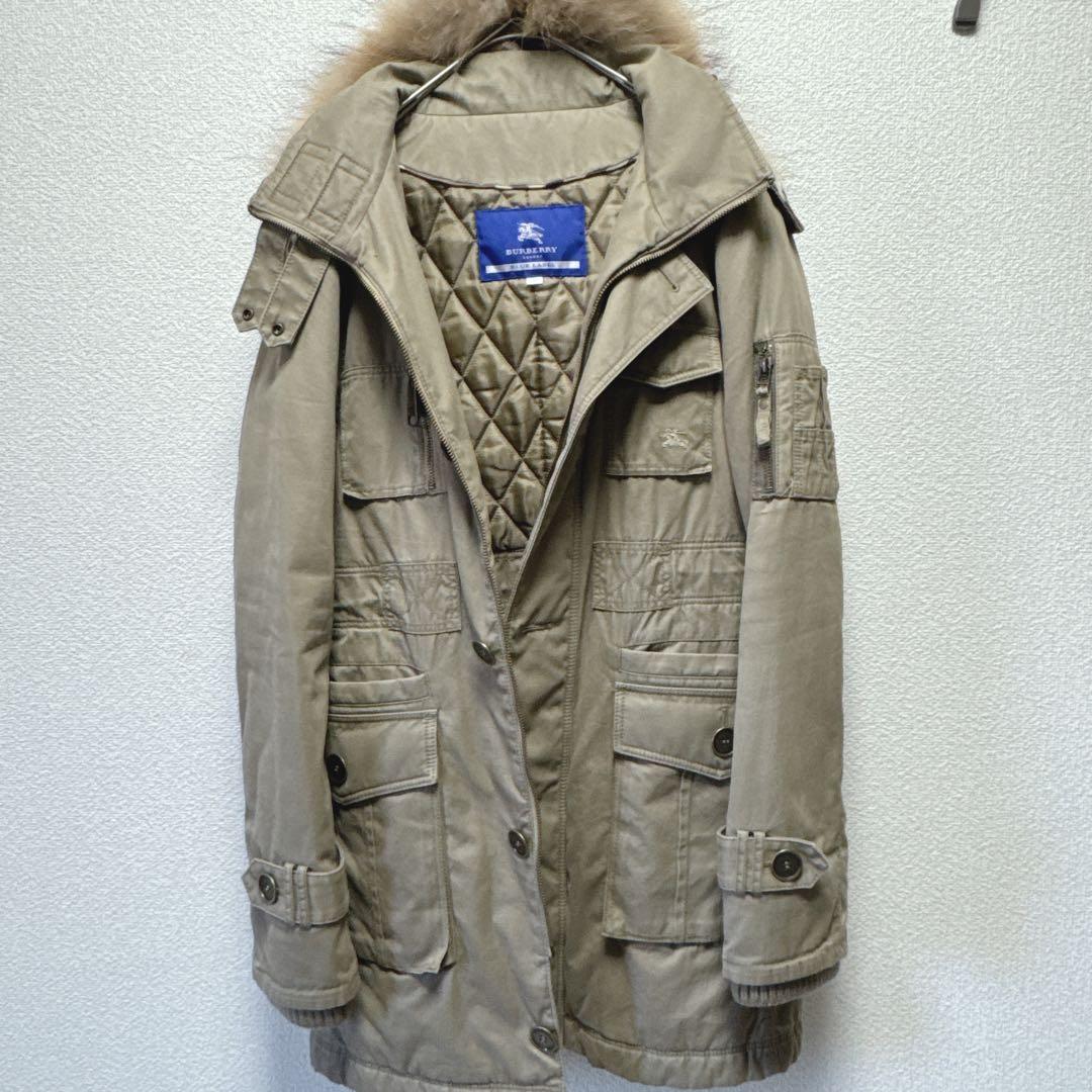 BURBERRY】バーバリー モッズコート カーキベージュ40