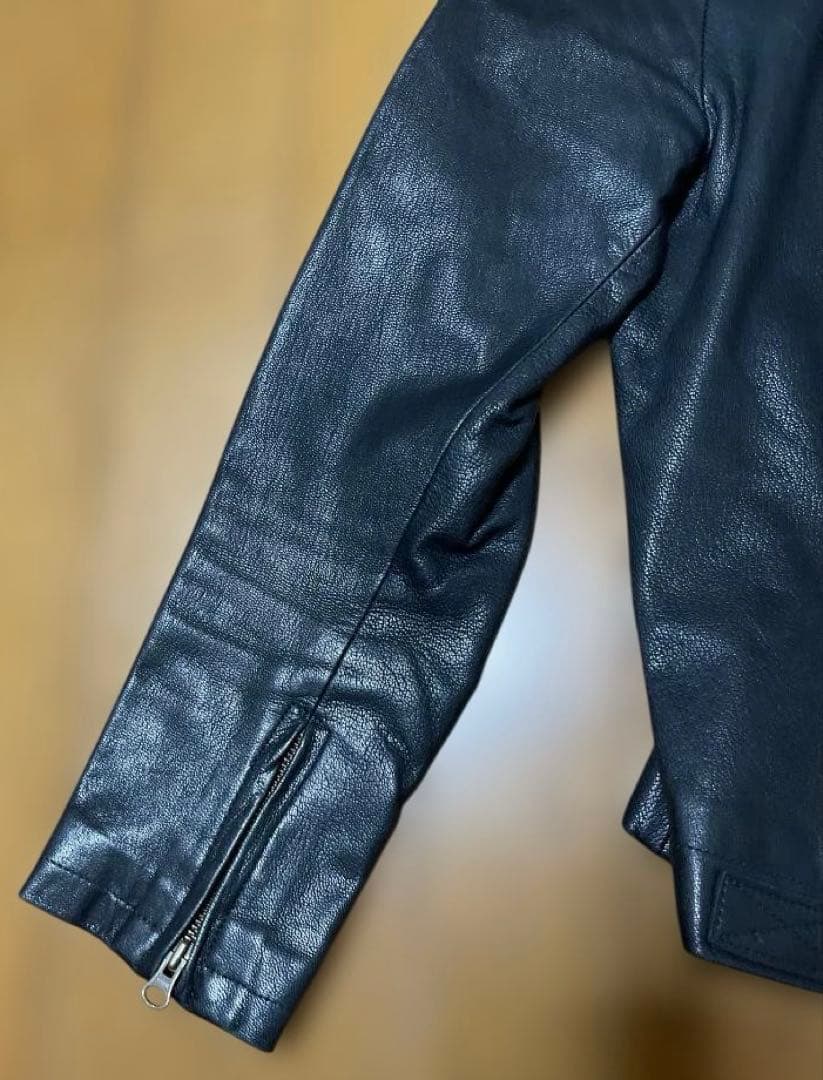 12/19お値下《美品》ハウト　シングルレザーライダース（ノーカラー）