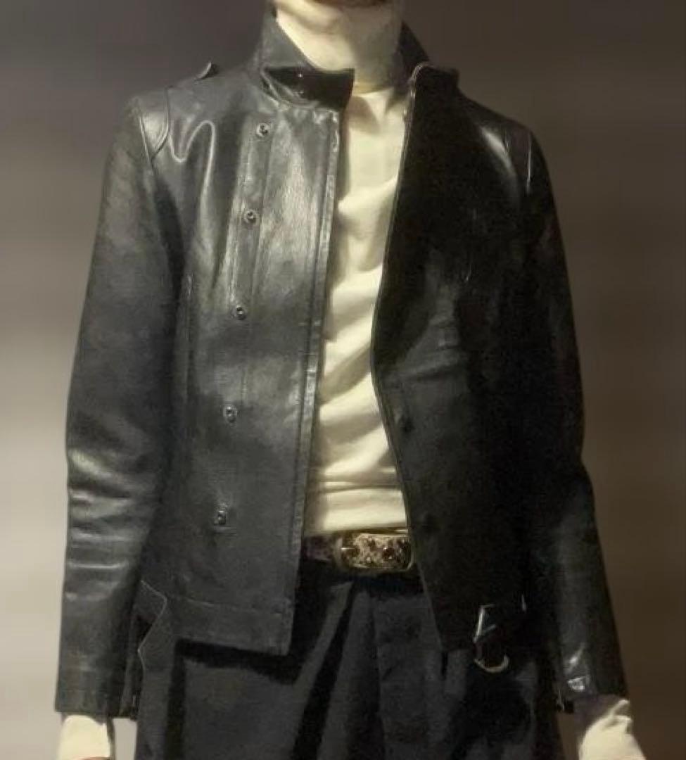 12/19お値下《美品》ハウト　シングルレザーライダース（ノーカラー）