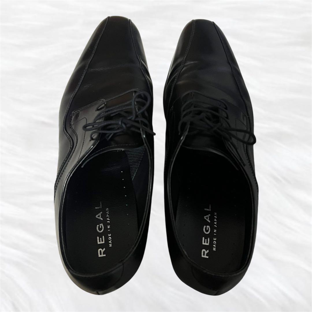 美品 リーガル REGAL 本革 ビジネス スワールトゥ 黒 25 メンズ - メルカリ
