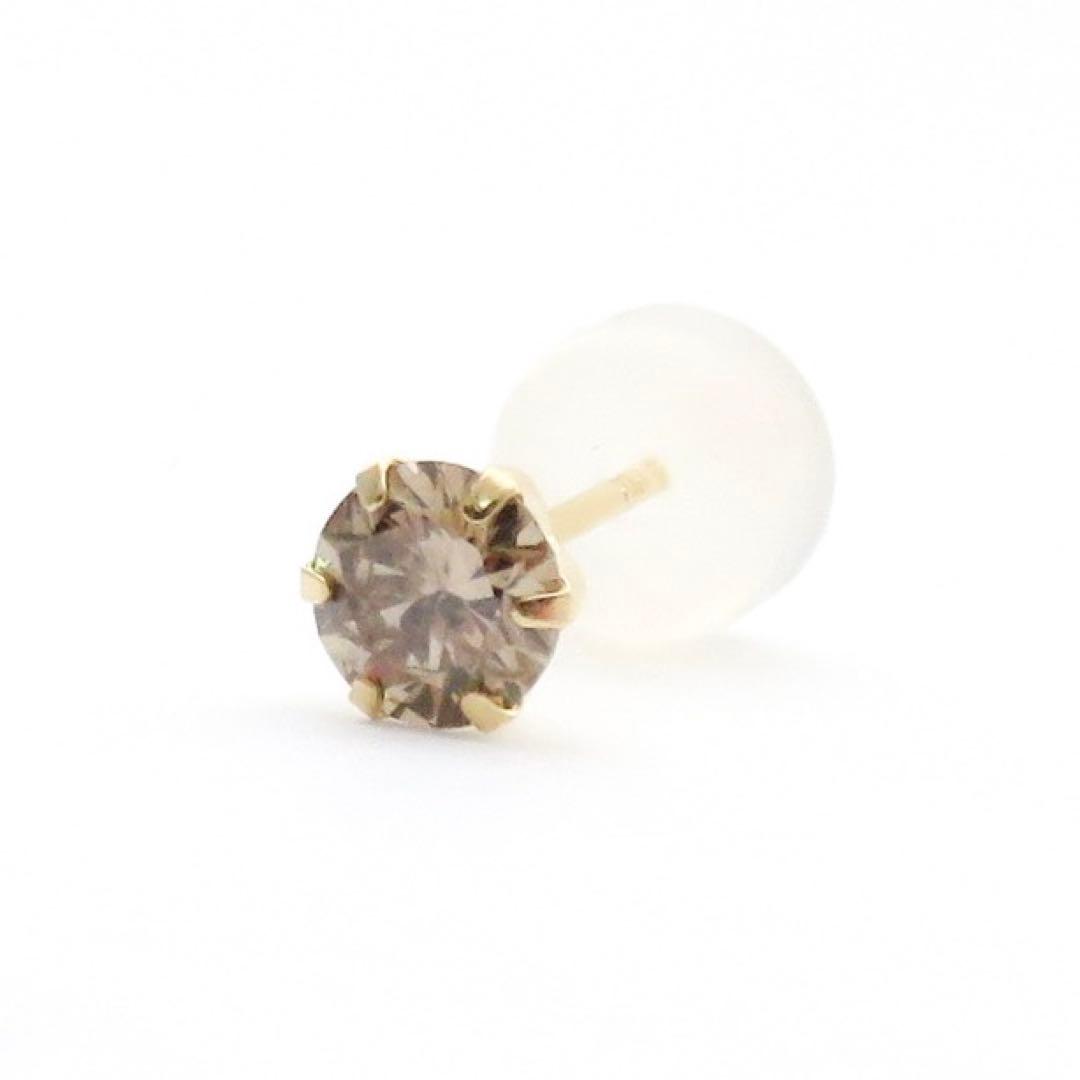 【本物保証】K18YG 天然ダイヤモンド 0.257ct ピアス0.2ct