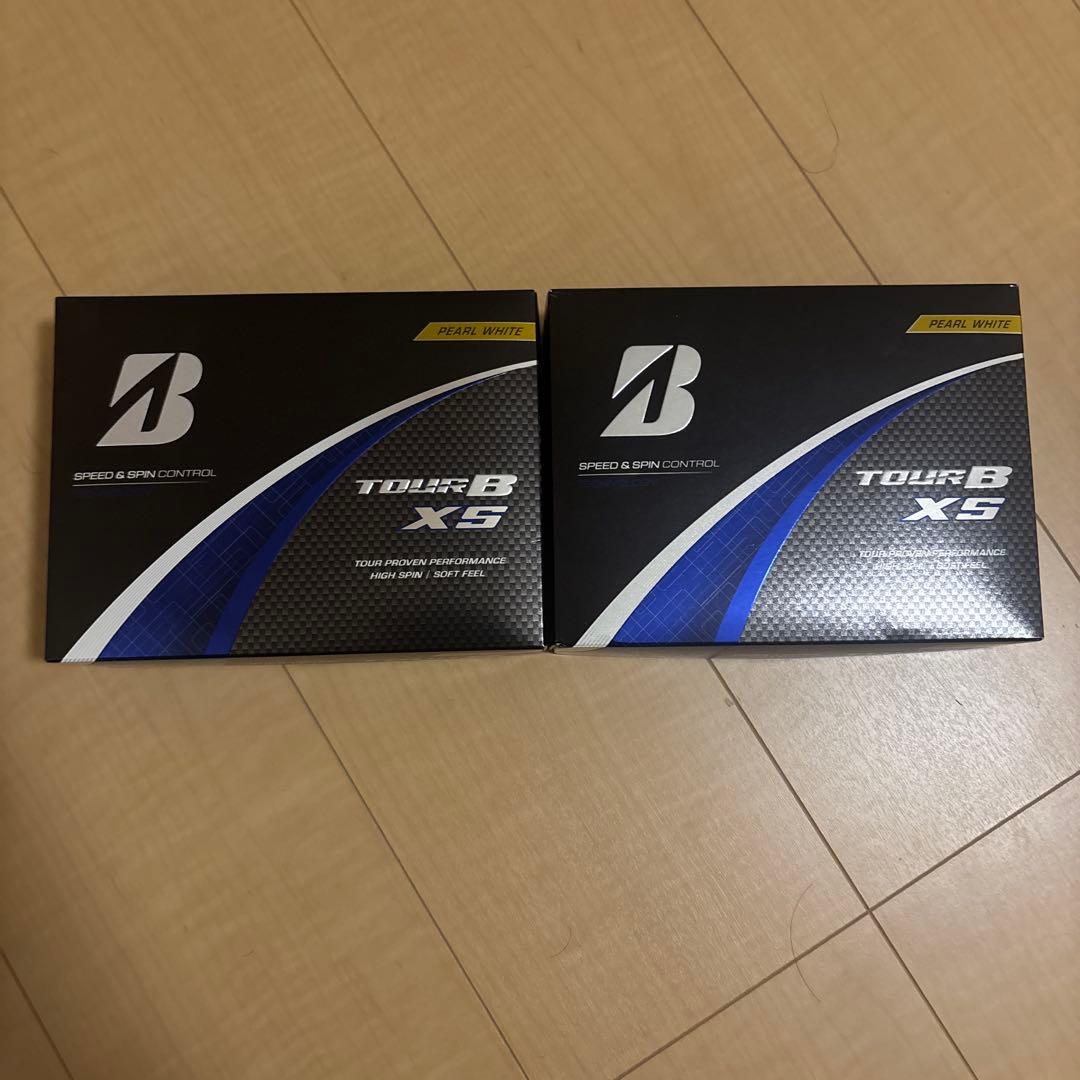 未使用品 ブリヂストン ゴルフボール TOUR B XS (24球) BRIDGESTONE GOLF ブリヂストン ゴルフ 2024 TOUR B XS ボール 1ダース