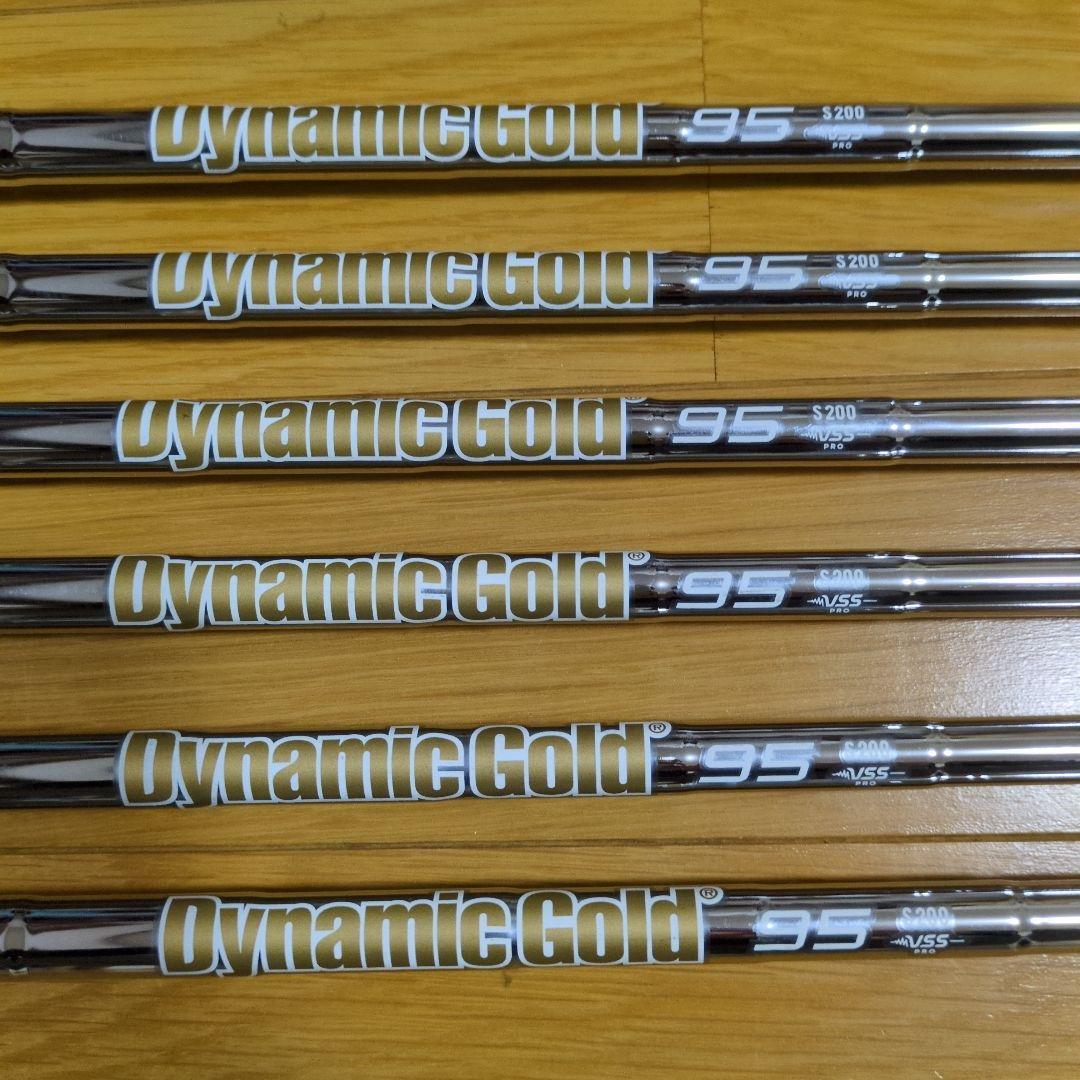 Dynamic Gold 95 S200 シャフト 5〜PW TRUE TEMPER DYNAMIC GOLD TOUR ISSUE S200-FLEX 5-PW 6pcSHAFTS GOLF