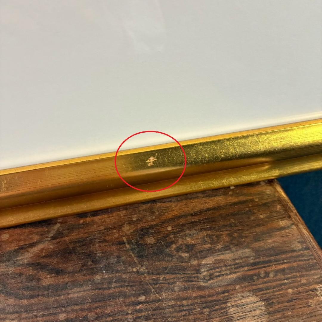 ベルナール・カトラン「青い背景のアネモネ」リトグラフ 直筆サイン