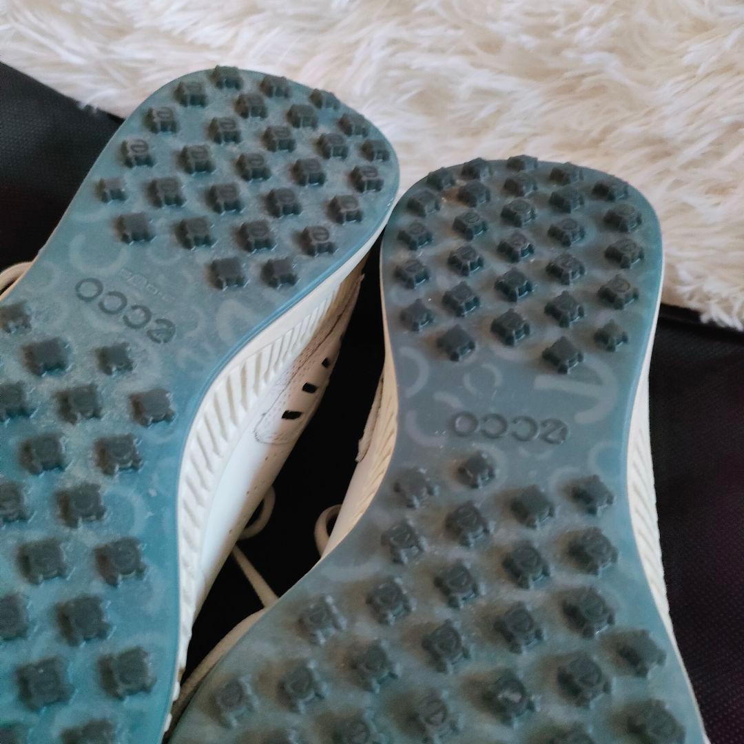 美品✨ecco エコー　ゴルフシューズ　39 24.5cm スパイクレス