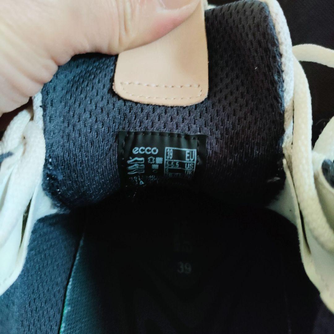 美品✨ecco エコー　ゴルフシューズ　39 24.5cm スパイクレス