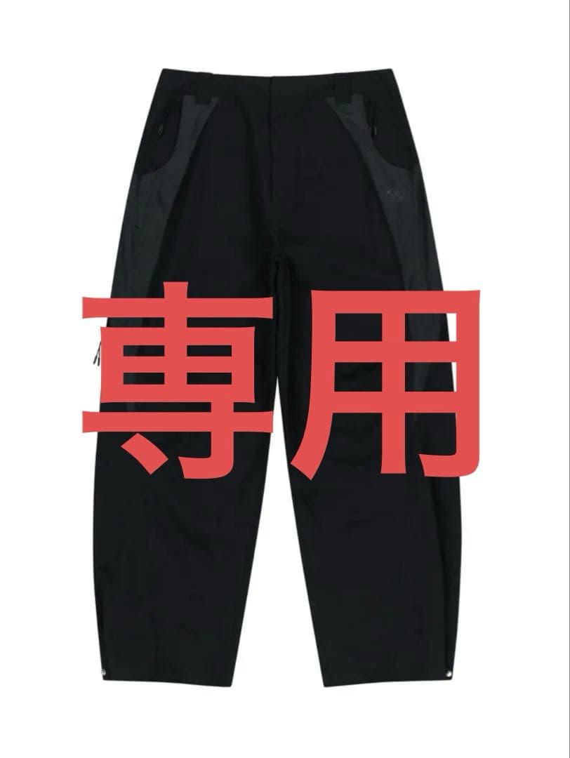 らっきょsansangear contrast pants black CONTRAST PANTS [BLACK] | SAN SAN GEAR