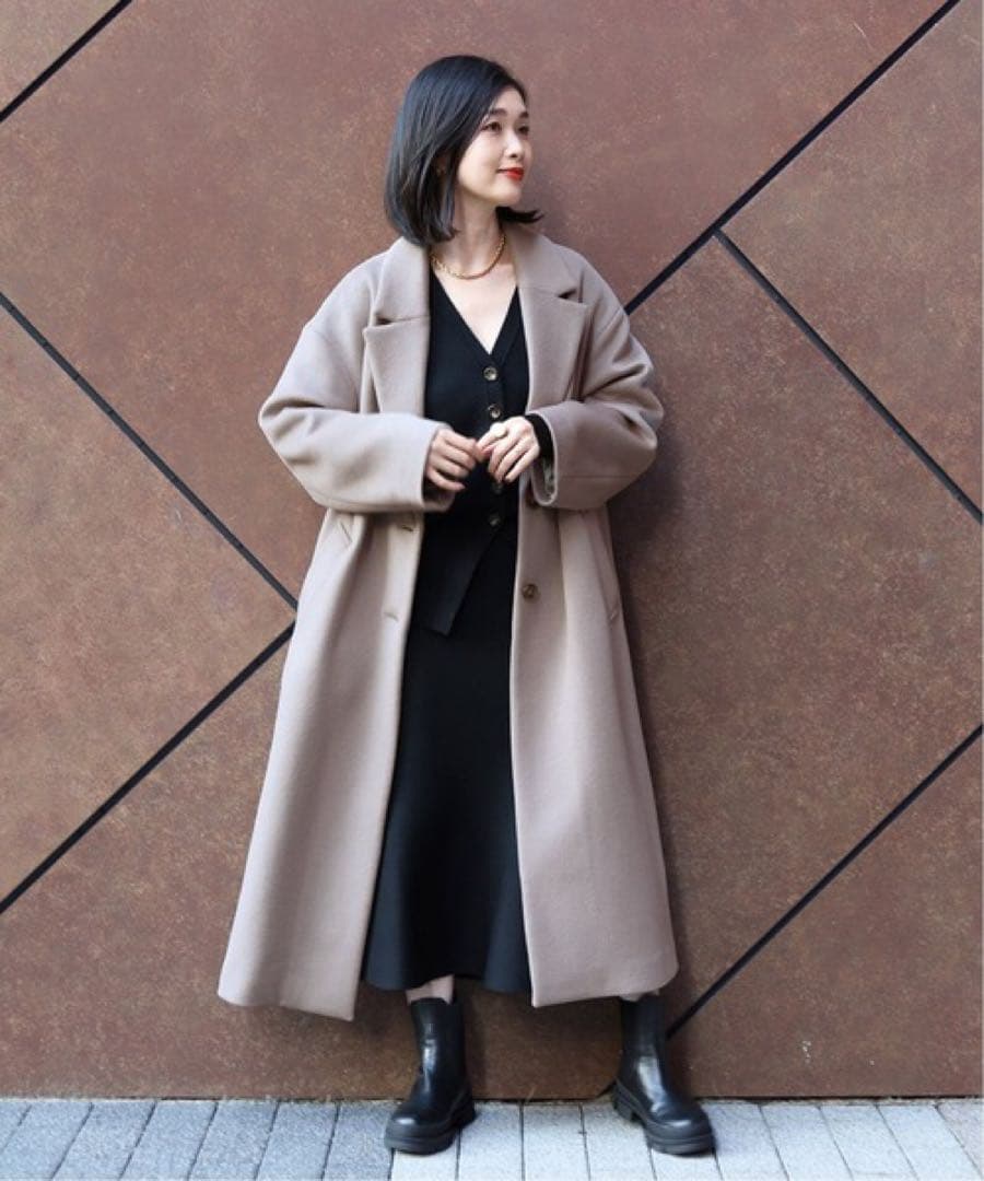 ■ SUPER120 オーバーチェスターコート　ジャーナルスタンダードレサージュ journal standard L'essage（ジャーナルスタンダードレサージュ）の