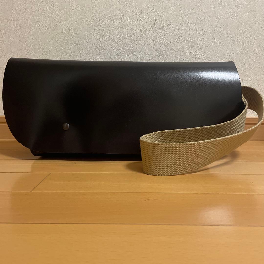 Uni&co. ダークブラウン メッセンジャーバッグ サイズS