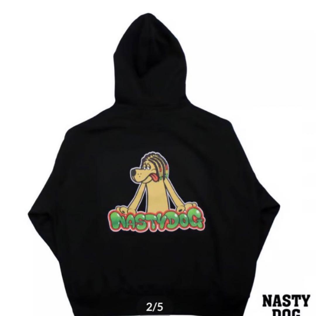 最終価格 初期 ナスティドッグ NASTY DOG パーカー - メルカリ