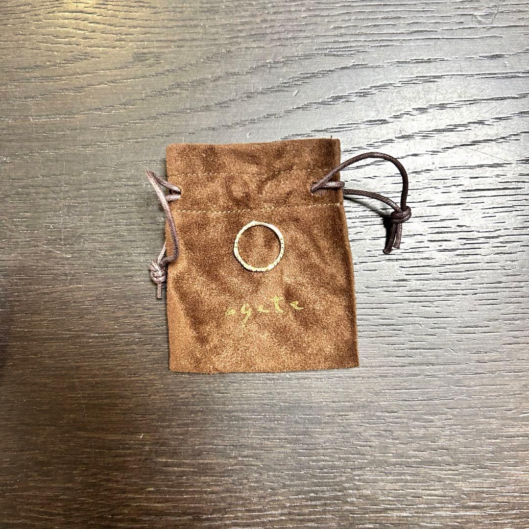 ゆ*ー様 ageteアガット K10YG 11号 ダイヤモンド カルムリング 販