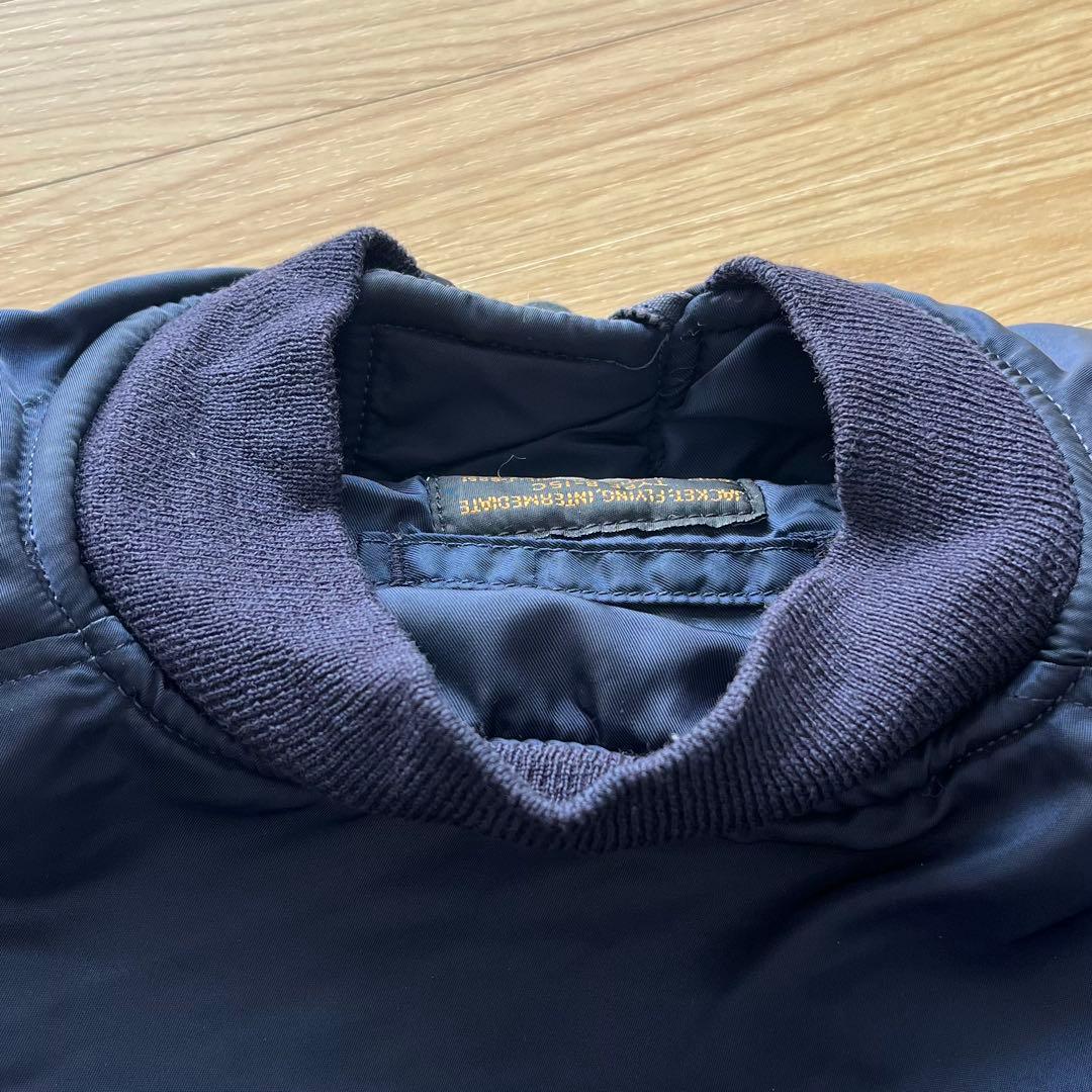 50s復刻 USA アルファ B-15C フライトジャケット ネイビー 38 - メルカリ