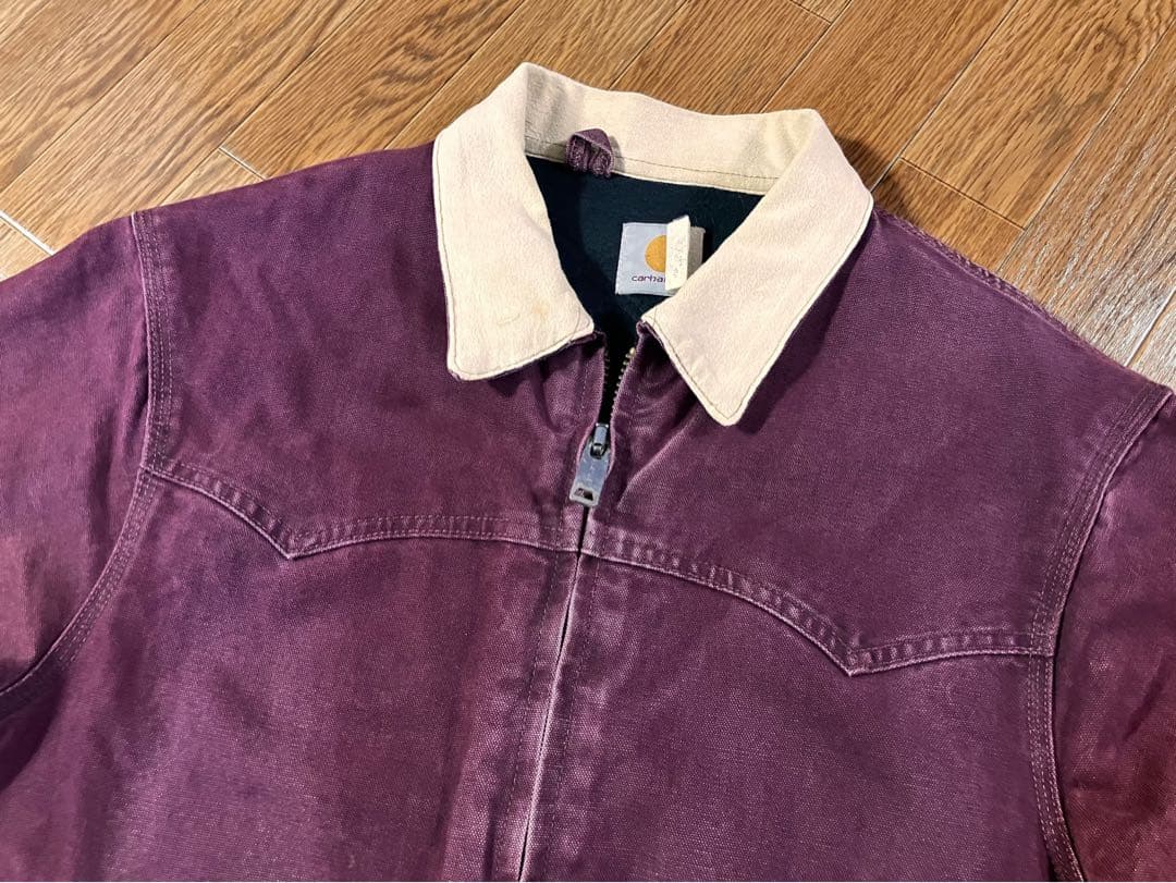 超希少】1996年 カーハート サンタフェジャケット JQ2246 ワイン M
