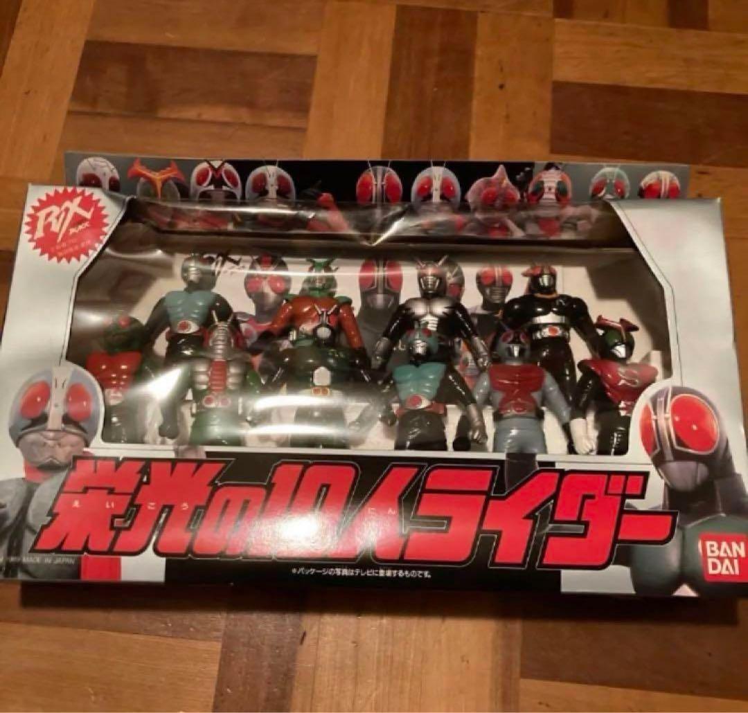 希少 仮面ライダーブラックRX 栄光の10人ライダーソフビ - メルカリ