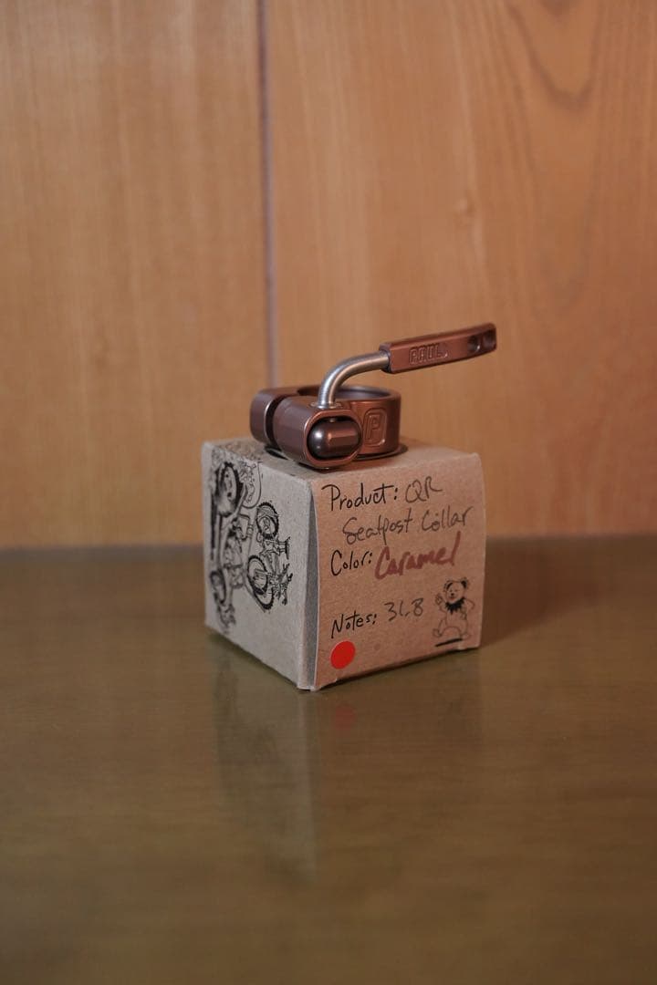 Paul クイックリリース・スキュアーcharcoal φ31.8 PAUL* quick release skewer (purple/black) - BLUE LUG ONLINE STORE