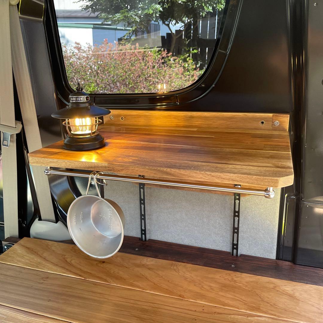 エブリイバン(DA17V)「手作り収納式サイドテーブル」Ver.3.1 N3 - メルカリ