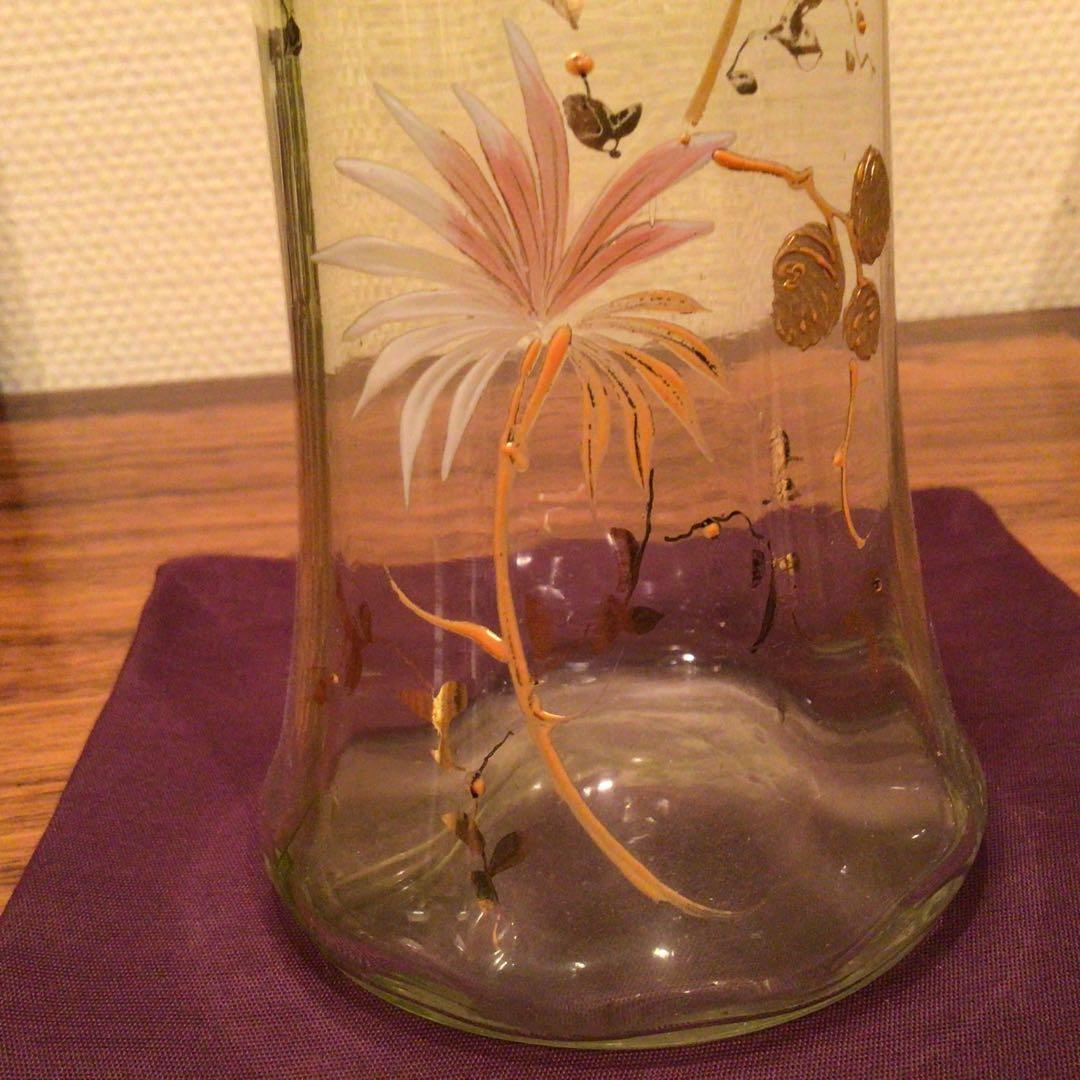 ルグラ ・モンジョワ 朝顔文様花瓶 1900年代
