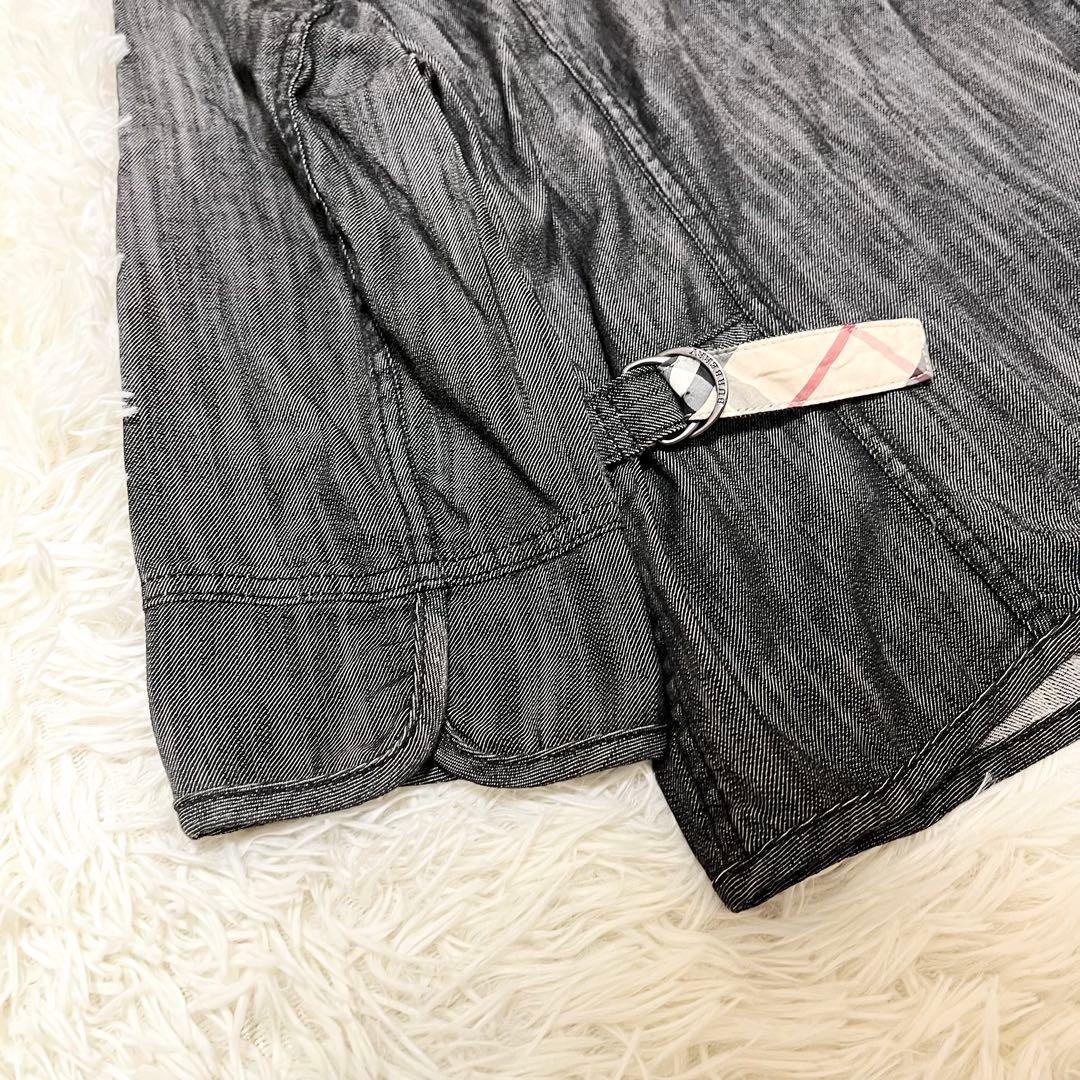 極美品☆バーバリーロンドン デニムジャケット ノバチェック L